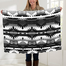 Load image into Gallery viewer, Okotoks Black and White Baby Blanket 40&quot;x50&quot; Baby Blanket 40&quot;x50&quot; e-joyer 
