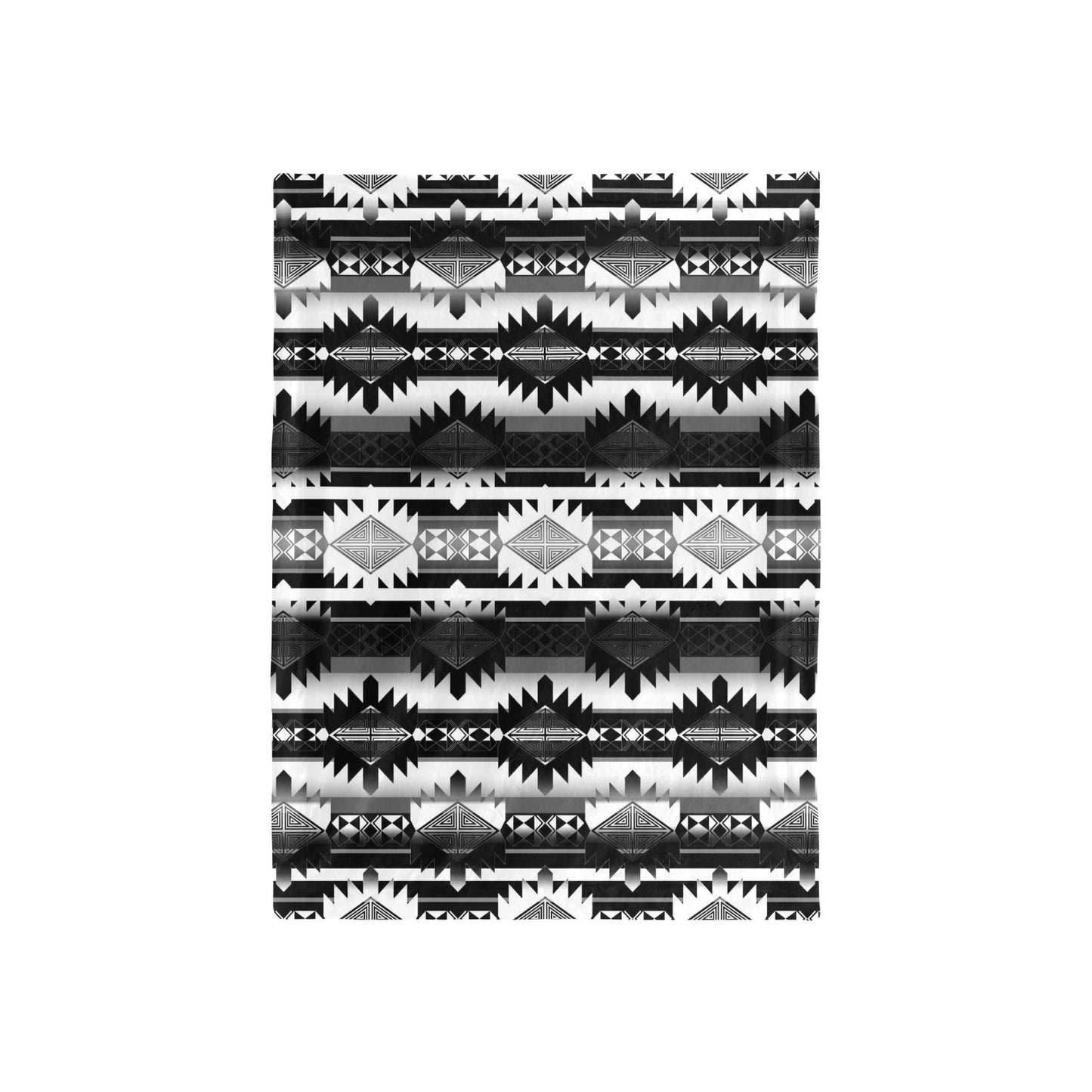 Okotoks Black and White Baby Blanket 40"x50" Baby Blanket 40"x50" e-joyer 