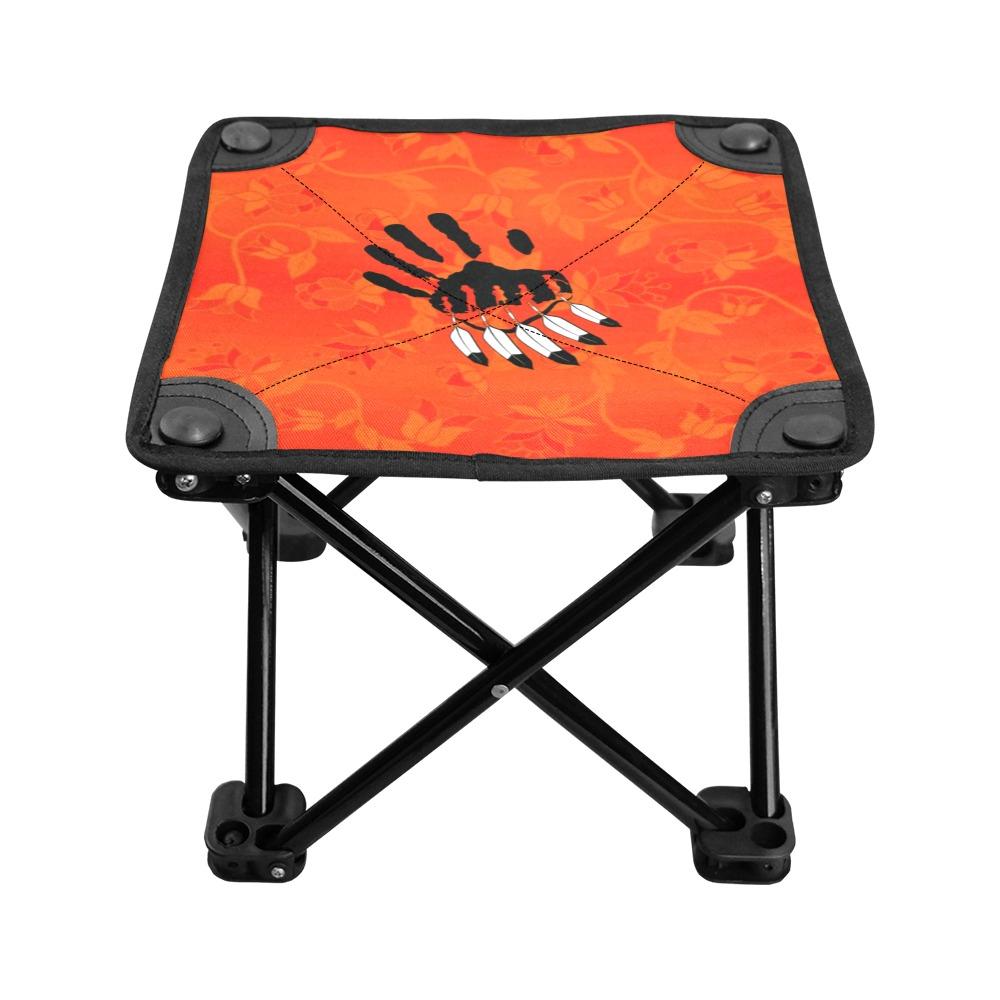 Orange Days Folding Fishing Stool