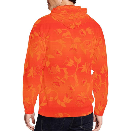Orange Days Zip Hoodie