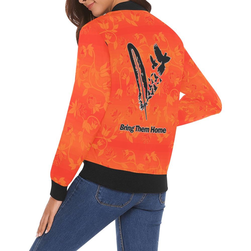 Orange Days Bomber Jacket for Women