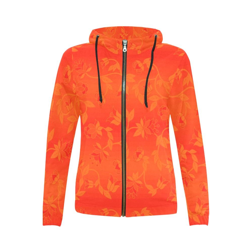 Orange Days Full Zip Hoodie
