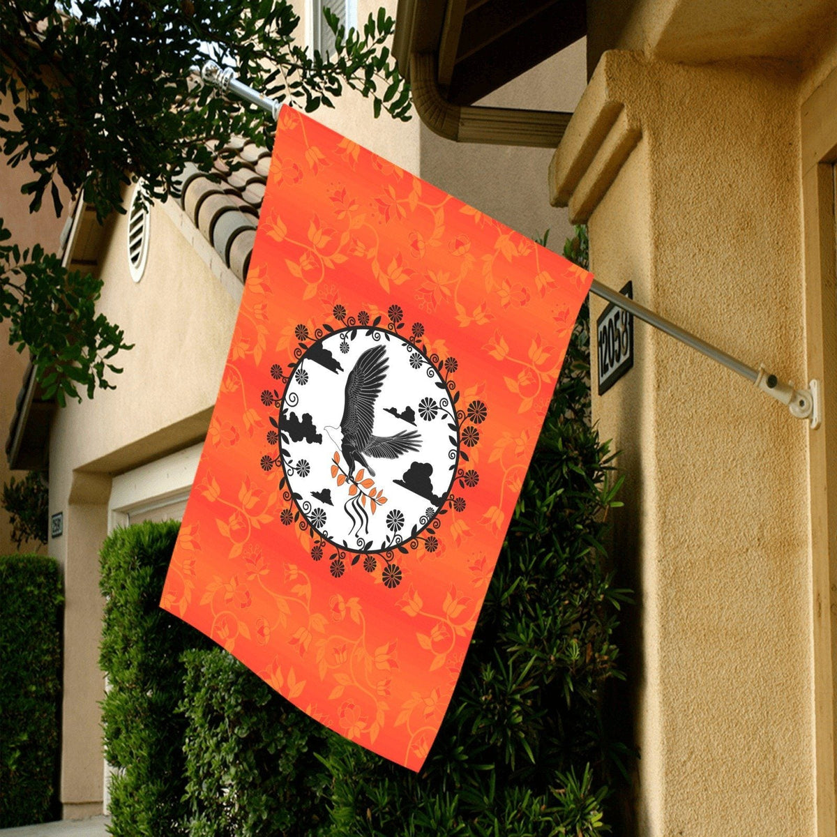 Orange Days Garden Flag 28''x40''