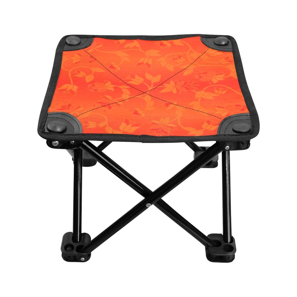 Orange Days Folding Fishing Stool