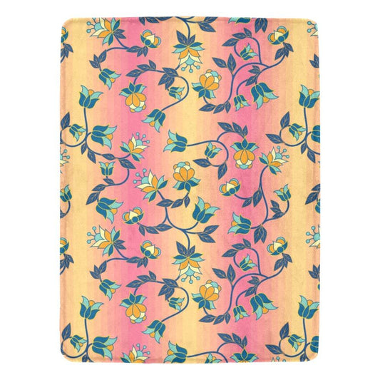 Orange Days Ultra-Soft Micro Fleece Blanket 60"x80" Ultra-Soft Blanket 60''x80'' e-joyer 