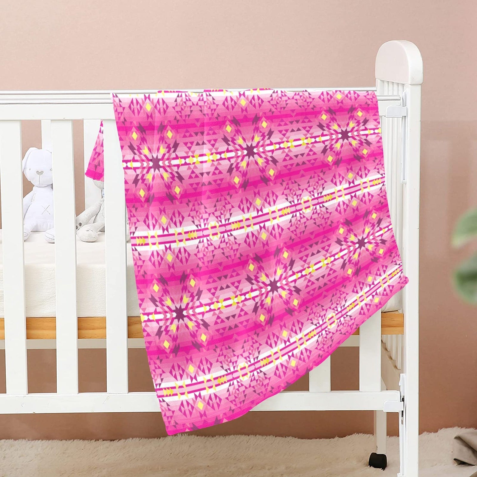 Pink Star Baby Blanket 30"x40" Baby Blanket 30"x40" e-joyer 