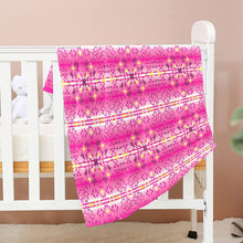 Load image into Gallery viewer, Pink Star Baby Blanket 40&quot;x50&quot; Baby Blanket 40&quot;x50&quot; e-joyer 
