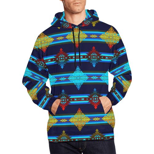 Plateau Night All Over Print Hoodie for Men (USA Size) (Model H13) All Over Print Hoodie for Men (H13) e-joyer 