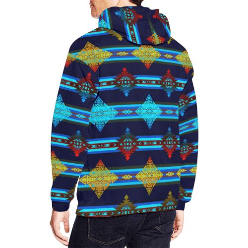 Plateau Night All Over Print Hoodie for Men (USA Size) (Model H13) All Over Print Hoodie for Men (H13) e-joyer 