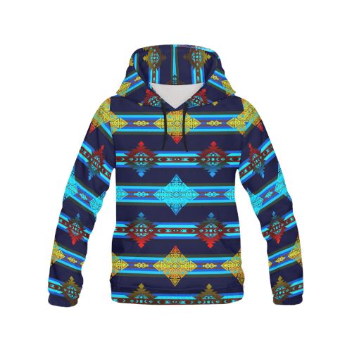 Plateau Night All Over Print Hoodie for Women (USA Size) (Model H13) All Over Print Hoodie for Women (H13) e-joyer 