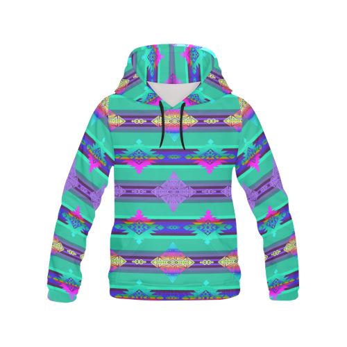 Plateau Riverrun All Over Print Hoodie for Women (USA Size) (Model H13) All Over Print Hoodie for Women (H13) e-joyer 