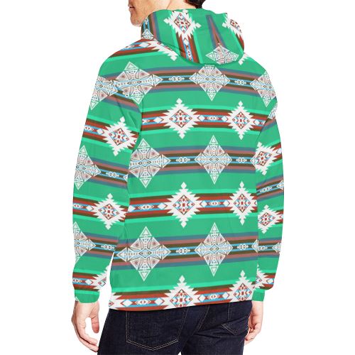 Plateau Stars All Over Print Hoodie for Men (USA Size) (Model H13) All Over Print Hoodie for Men (H13) e-joyer 