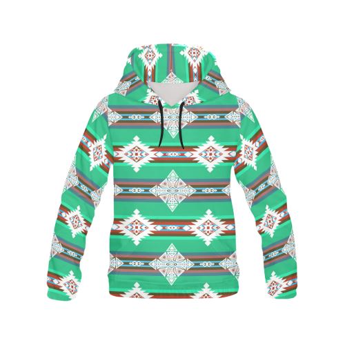 Plateau Stars All Over Print Hoodie for Women (USA Size) (Model H13) All Over Print Hoodie for Women (H13) e-joyer 