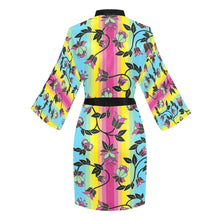 Load image into Gallery viewer, Powwow Carnival Long Sleeve Kimono Robe Long Sleeve Kimono Robe e-joyer 
