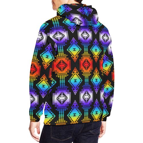 Rainbow Gathering All Over Print Hoodie for Men (USA Size) (Model H13) All Over Print Hoodie for Men (H13) e-joyer 