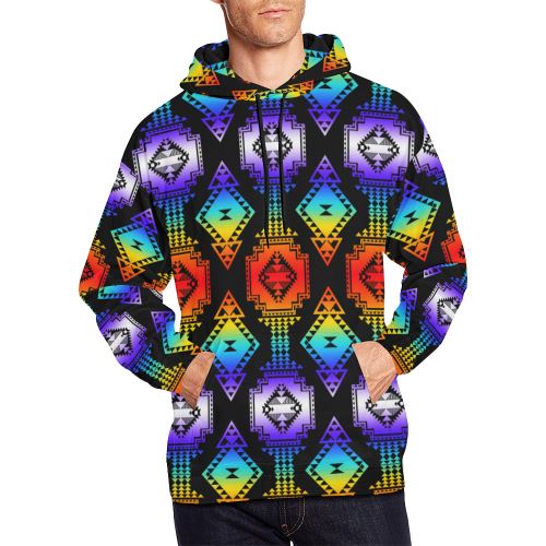 Rainbow Gathering All Over Print Hoodie for Men (USA Size) (Model H13) All Over Print Hoodie for Men (H13) e-joyer 
