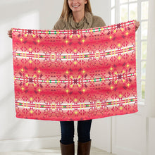 Load image into Gallery viewer, Red Pink Star Baby Blanket 30&quot;x40&quot; Baby Blanket 30&quot;x40&quot; e-joyer 
