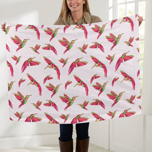 Red Swift Large Baby Blanket