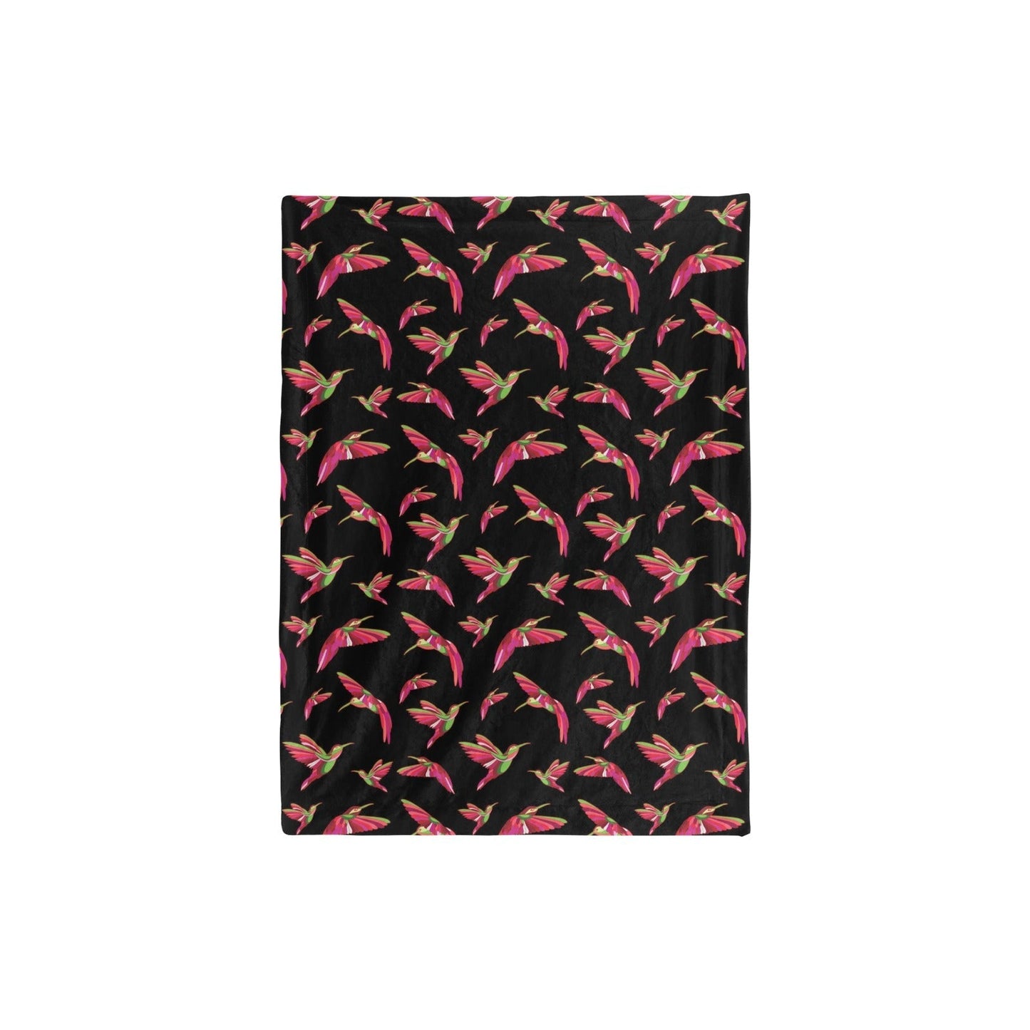 Red Swift Colourful Black Baby Blanket 30"x40" Baby Blanket 30"x40" e-joyer 