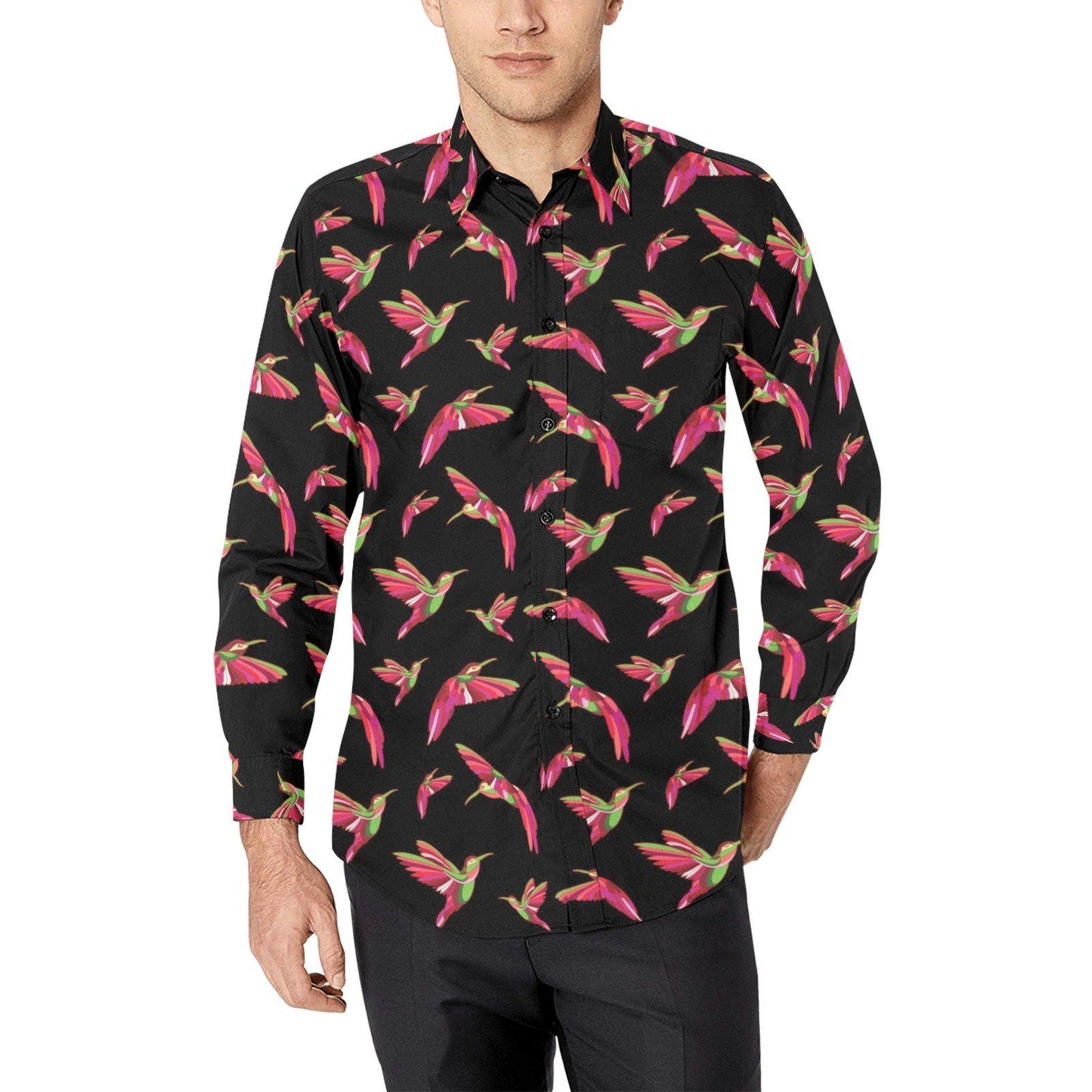 Red Swift Casual Dress Shirt