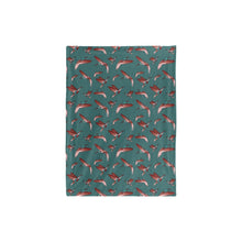 Load image into Gallery viewer, Red Swift Turquoise Baby Blanket 30&quot;x40&quot; Baby Blanket 30&quot;x40&quot; e-joyer 
