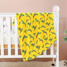 Load image into Gallery viewer, Red Swift Yellow Baby Blanket 30&quot;x40&quot; Baby Blanket 30&quot;x40&quot; e-joyer 
