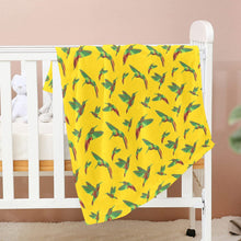 Load image into Gallery viewer, Red Swift Yellow Baby Blanket 40&quot;x50&quot; Baby Blanket 40&quot;x50&quot; e-joyer 
