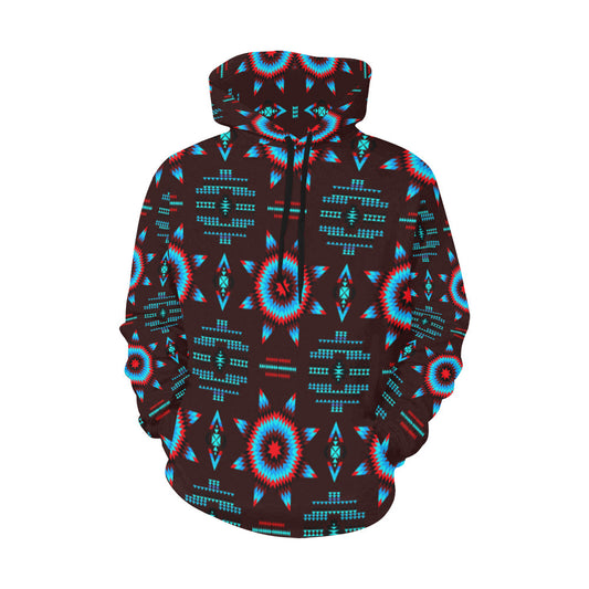 Rising Star Corn Moon All Over Print Hoodie for Women (USA Size) (Model H13) All Over Print Hoodie for Women (H13) e-joyer 