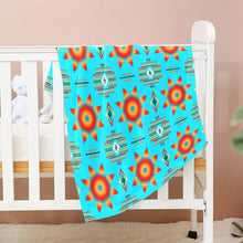 Load image into Gallery viewer, Rising Star Harvest Moon Baby Blanket 30&quot;x40&quot; Baby Blanket 30&quot;x40&quot; e-joyer 
