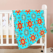 Load image into Gallery viewer, Rising Star Harvest Moon Baby Blanket 40&quot;x50&quot; Baby Blanket 40&quot;x50&quot; e-joyer 
