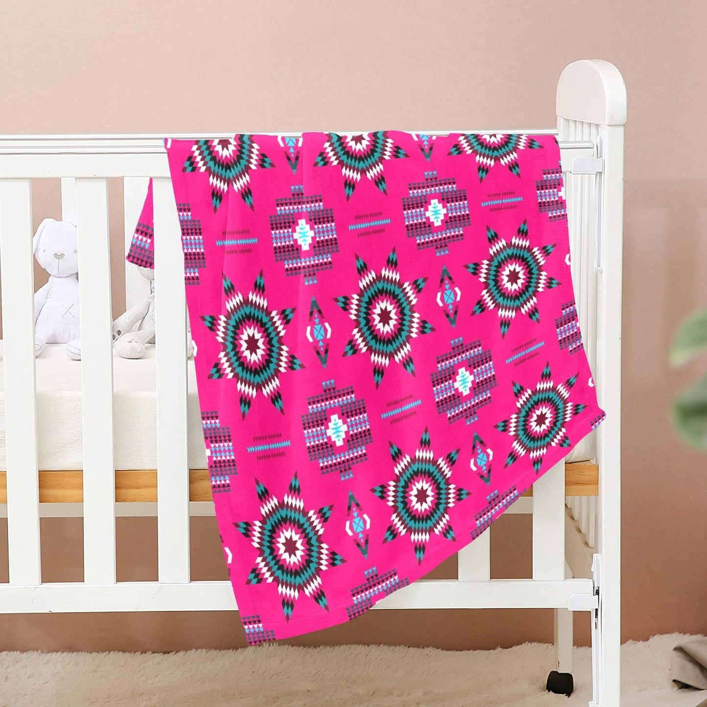 Rising Star Strawberry Moon Baby Blanket 30"x40" Baby Blanket 30"x40" e-joyer 