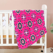 Load image into Gallery viewer, Rising Star Strawberry Moon Baby Blanket 40&quot;x50&quot; Baby Blanket 40&quot;x50&quot; e-joyer 
