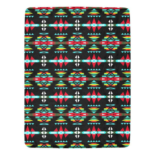 River Trail Sunset Ultra-Soft Micro Fleece Blanket 60"x80" Ultra-Soft Blanket 60''x80'' e-joyer 