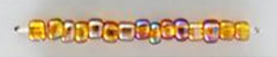 11/0 Silver Lined Seed Beads: Rainbow Rust