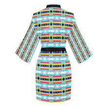 Load image into Gallery viewer, Sacred Spring Long Sleeve Kimono Robe Long Sleeve Kimono Robe e-joyer 
