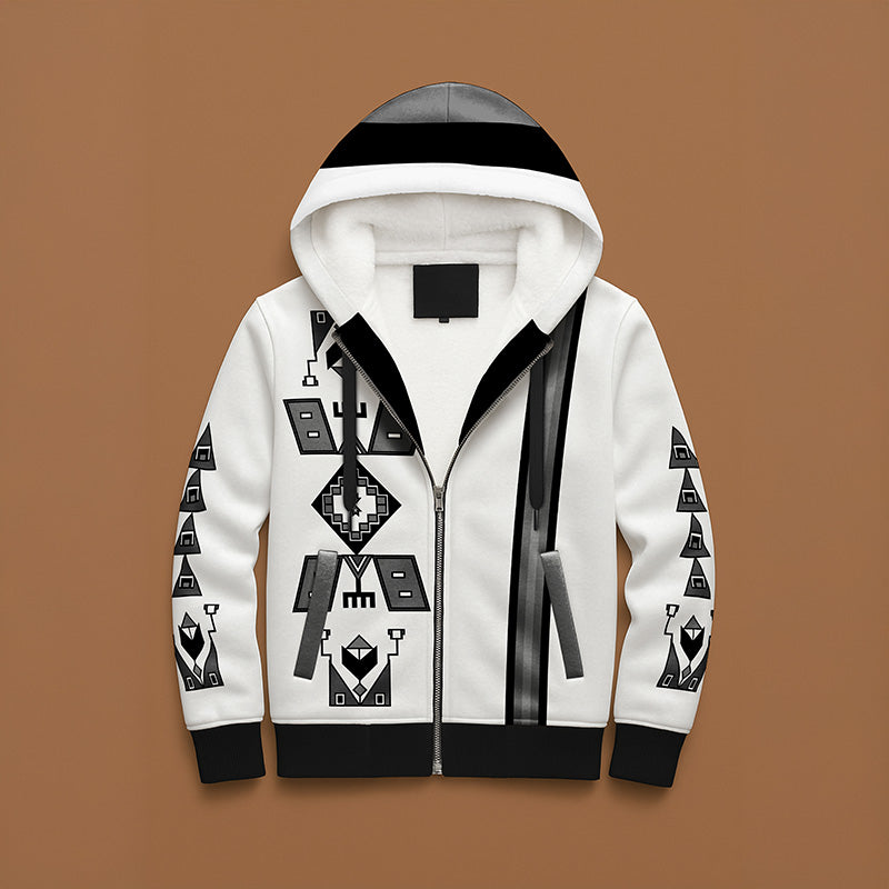 Thunder Drum Men's Sherpa Hoodie