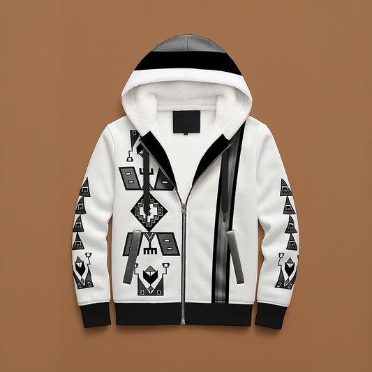 Thunder Drum Men's Sherpa Hoodie