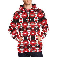 Load image into Gallery viewer, Sierra Winter Camp All Over Print Hoodie for Men (USA Size) (Model H13) All Over Print Hoodie for Men (H13) e-joyer 
