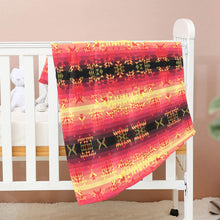 Load image into Gallery viewer, Soleil Fusion Rouge Baby Blanket 40&quot;x50&quot; Baby Blanket 40&quot;x50&quot; e-joyer 
