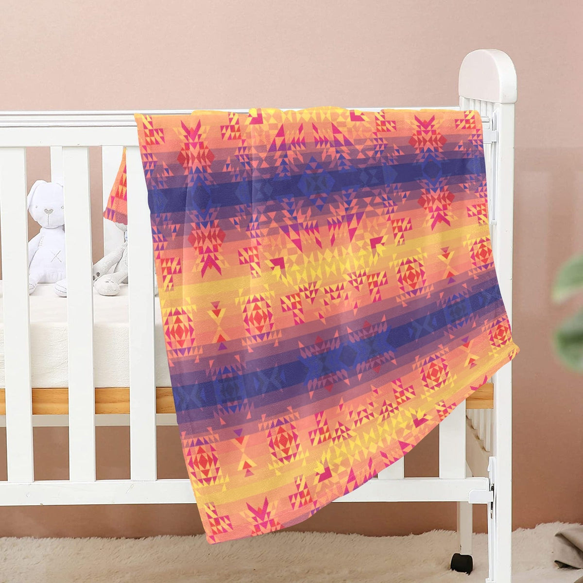 Soleil Indigo Large Baby Blanket by 49 Dzine (image 2)