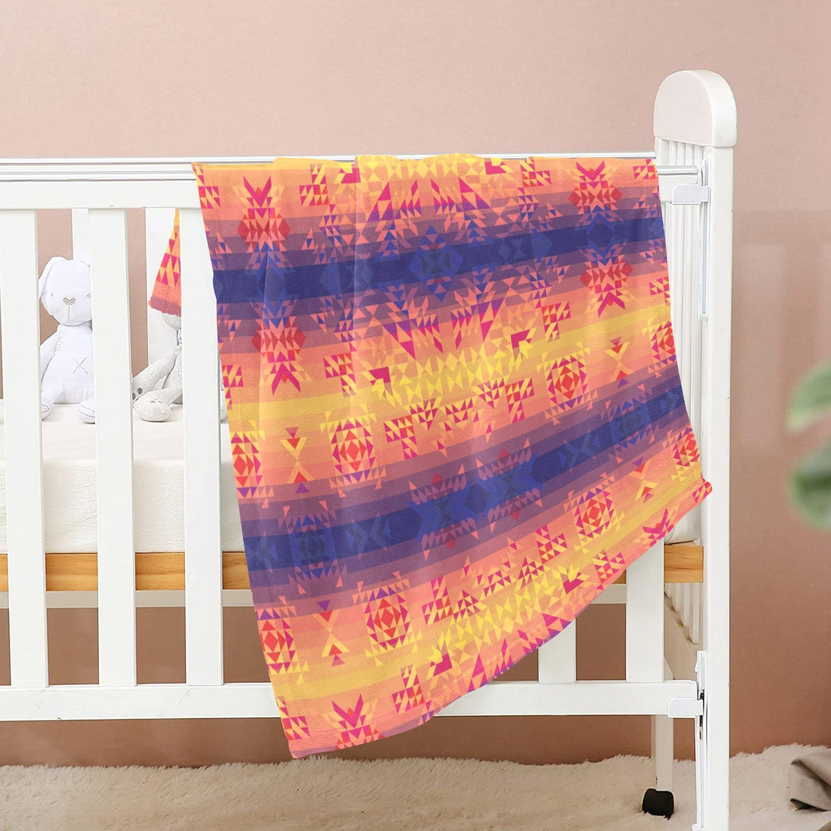 Soleil Indigo Small Baby Blanket by 49 Dzine (image 2)