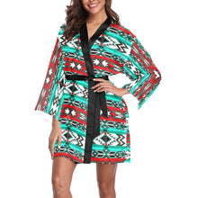 Load image into Gallery viewer, Southwest Journey Long Sleeve Kimono Robe Long Sleeve Kimono Robe e-joyer 
