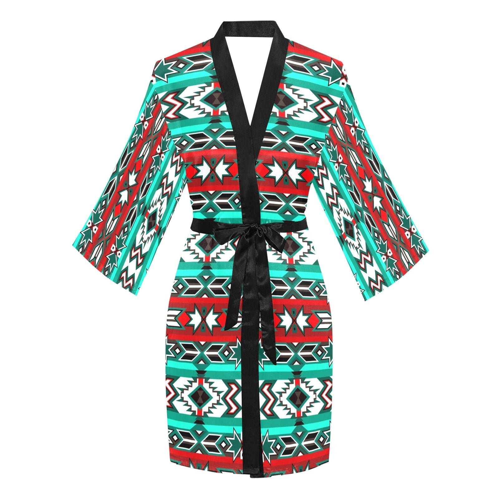 Southwest Journey Long Sleeve Kimono Robe Long Sleeve Kimono Robe e-joyer 