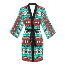 Load image into Gallery viewer, Southwest Journey Long Sleeve Kimono Robe Long Sleeve Kimono Robe e-joyer 
