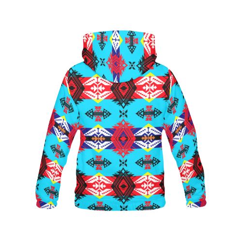 Sovereign Nation All Over Print Hoodie for Women (USA Size) (Model H13) All Over Print Hoodie for Women (H13) e-joyer 