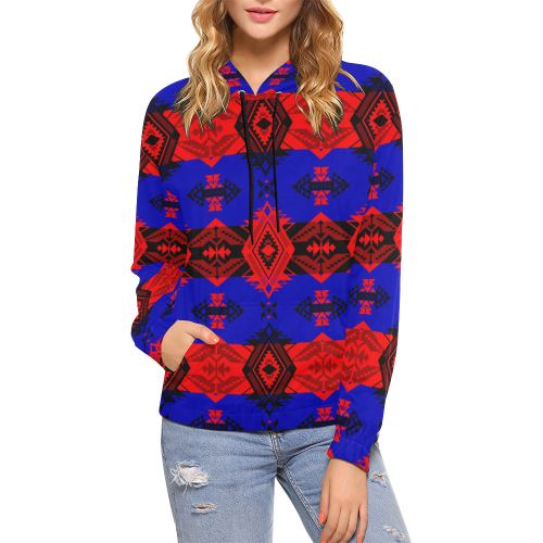 Sovereign Nation Dance All Over Print Hoodie for Women (USA Size) (Model H13) All Over Print Hoodie for Women (H13) e-joyer 