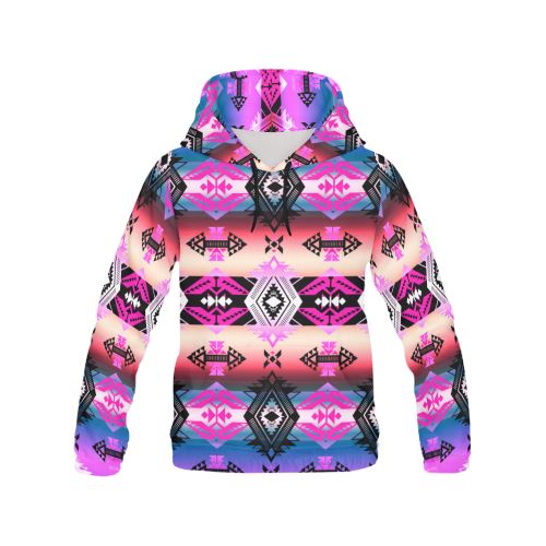 Sovereign Nation Skies All Over Print Hoodie for Women (USA Size) (Model H13) All Over Print Hoodie for Women (H13) e-joyer 