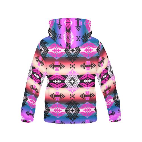 Sovereign Nation Skies All Over Print Hoodie for Women (USA Size) (Model H13) All Over Print Hoodie for Women (H13) e-joyer 