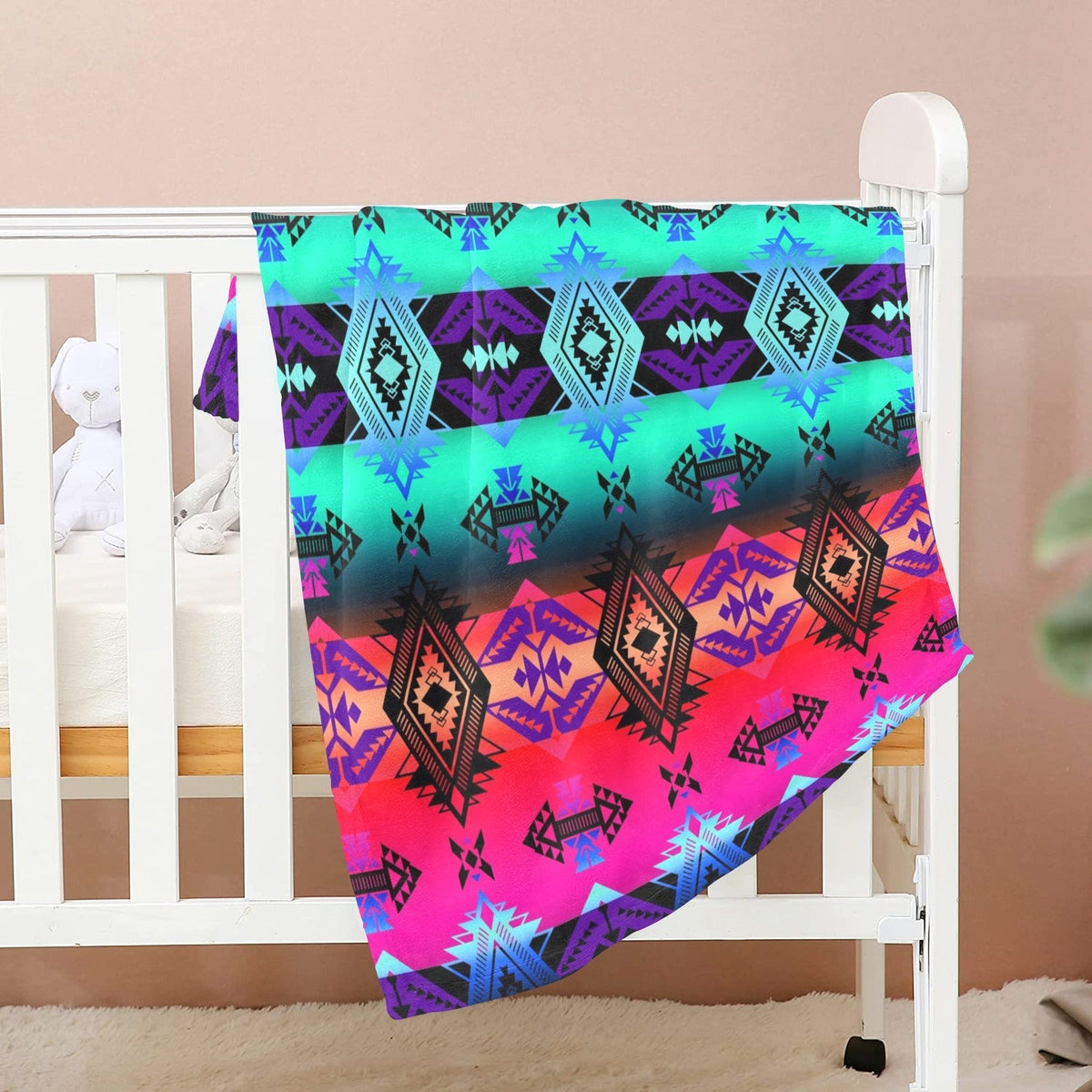 Sovereign Nation Sunrise Large Baby Blanket by 49 Dzine (image 2)