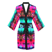 Load image into Gallery viewer, Sovereign Nation Sunrise Long Sleeve Kimono Robe Long Sleeve Kimono Robe e-joyer 
